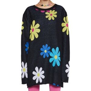 Flower Power Intarsia Sweater